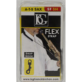 BG Model SFSH Flex Strap with Snap Hook for Alto/Tenor/Soprano Saxophone- for sale at BrassAndWinds.com