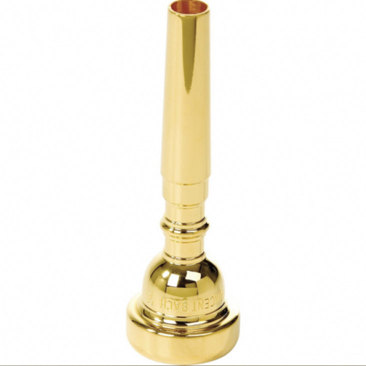 Bach Model 3423CWGP Classic 3CW Flugelhorn Mouthpiece in Gold Plate BRAND NEW- for sale at BrassAndWinds.com