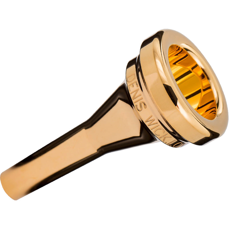 Denis Wick Model DW4880-BSM4 'Steven Mead' Baritone 4 Mouthpiece in Gold Plate BRAND NEW- for sale at BrassAndWinds.com