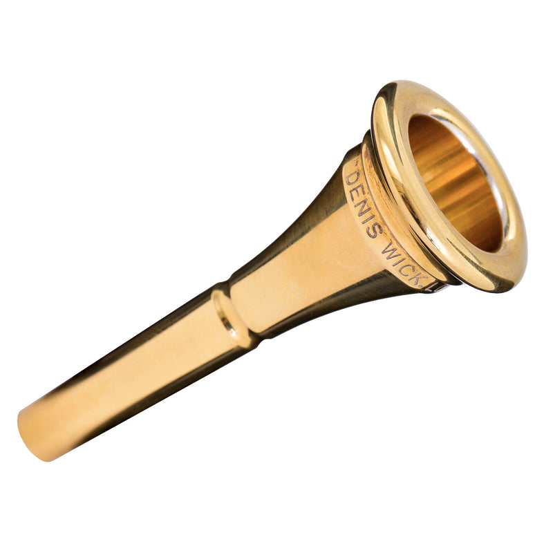 Denis Wick Model DW4885-5N Classic 5N French Horn Mouthpiece in Gold Plate BRAND NEW- for sale at BrassAndWinds.com