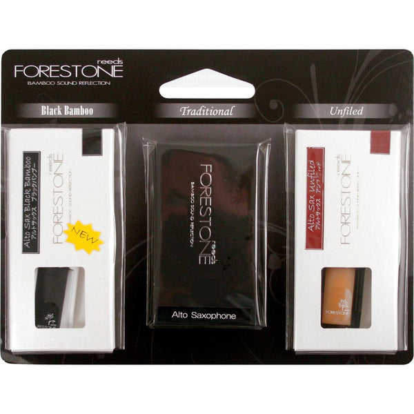 Forestone Alto Saxophone Synthetic Reed Trial Pack, Strength 4.0- for sale at BrassAndWinds.com