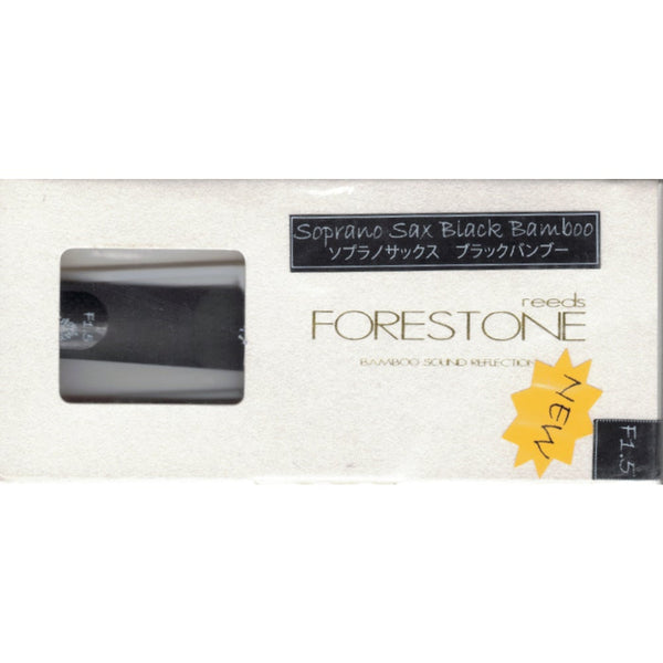 Forestone Soprano Saxophone 'Black Bamboo' Hybrid Reed, Strength 1.5- for sale at BrassAndWinds.com