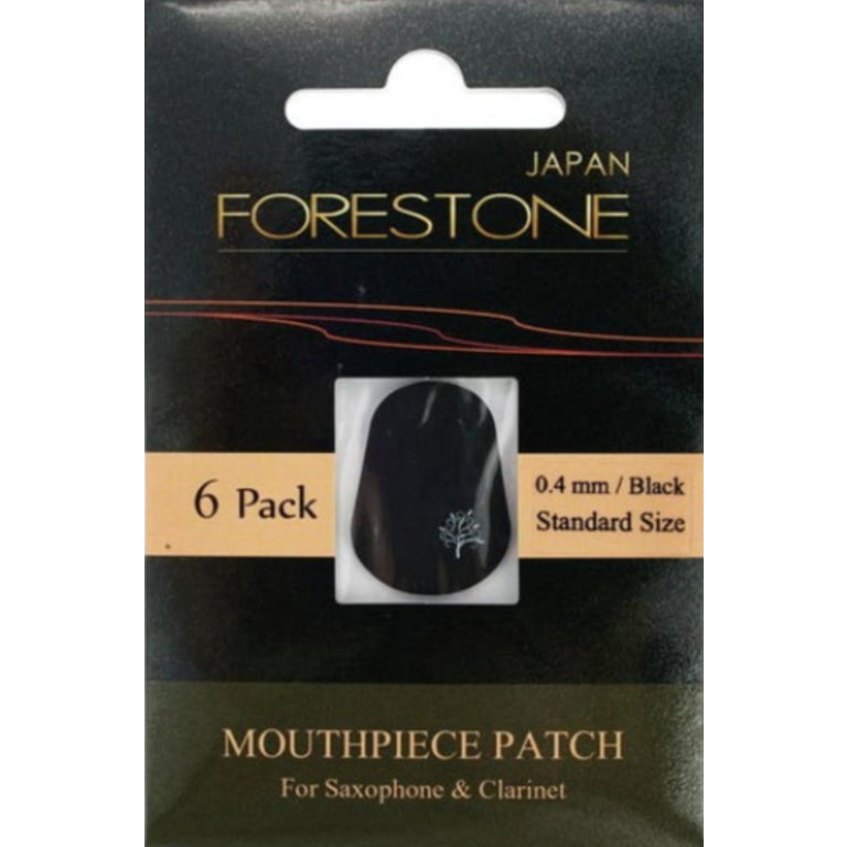 Forestone Standard Mouthpiece Cushions in Black, 0.4, Box of 6- for sale at BrassAndWinds.com
