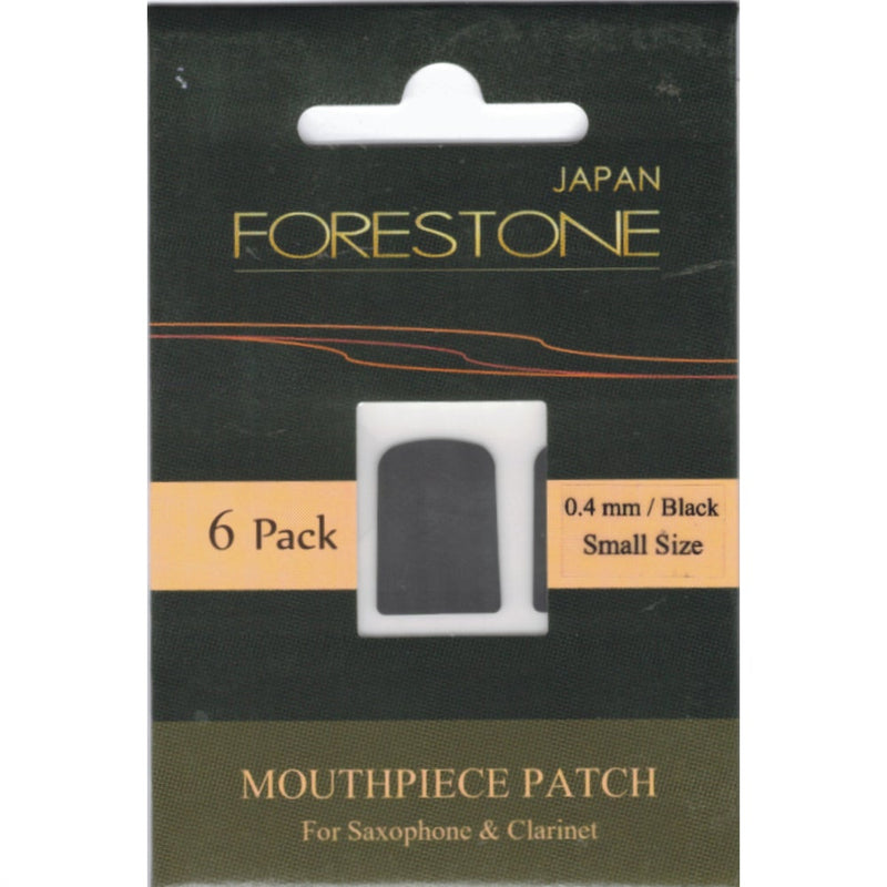 Forestone Thin Mouthpiece Cushions in Black, 0.4, Box of 6- for sale at BrassAndWinds.com