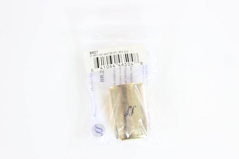 Fortissimo BR.27 Gold Plastic Cap for Metal Alto/Tenor Saxophone Mouthpiece- for sale at BrassAndWinds.com