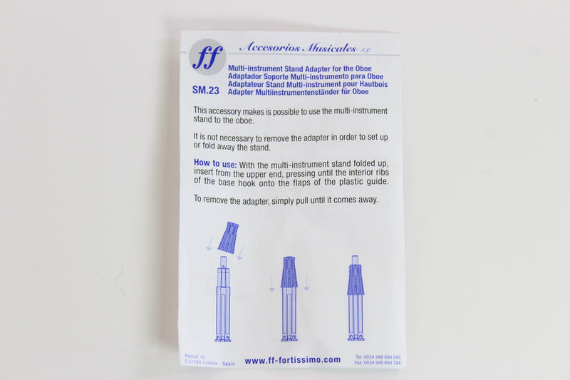 Fortissimo Model SM23 Multi-Instrument Stand Adapter for Oboe BRAND NEW- for sale at BrassAndWinds.com