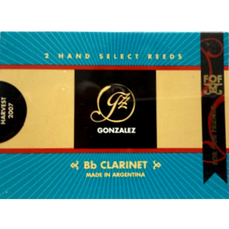 Gonzalez Bb Clarinet 'F.O.F.' Reeds Strength 2.25, Box of 2- for sale at BrassAndWinds.com