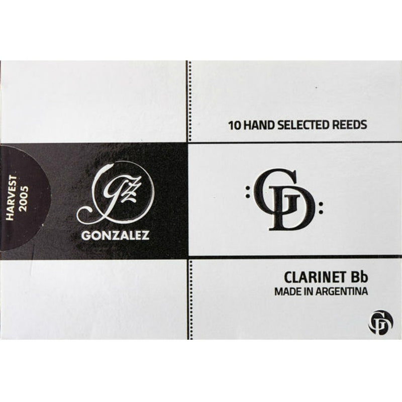 Gonzalez Bb Clarinet 'GD' Reeds Strength 4.25, Box of 10- for sale at BrassAndWinds.com