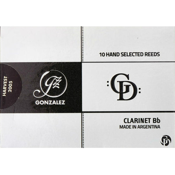 Gonzalez Bb Clarinet 'GD' Reeds Strength 4.5, Box of 10- for sale at BrassAndWinds.com