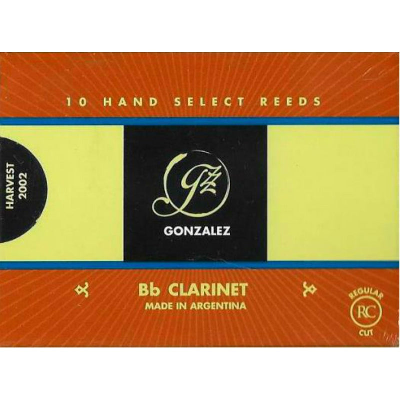 Gonzalez Bb Clarinet Reeds Strength 2, Box of 10- for sale at BrassAndWinds.com