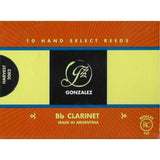 Gonzalez Bb Clarinet Reeds Strength 2.25, Box of 10- for sale at BrassAndWinds.com