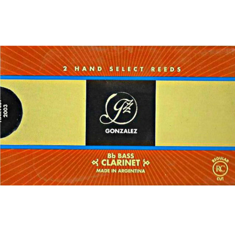 Gonzalez Bb Clarinet Reeds Strength 2.75, Box of 2- for sale at BrassAndWinds.com
