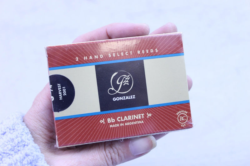Gonzalez Bb Clarinet Reeds Strength 3.75, Box of 2- for sale at BrassAndWinds.com