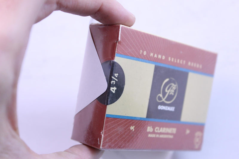 Gonzalez Bb Clarinet Reeds Strength 4.75, Box of 10- for sale at BrassAndWinds.com
