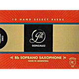 Gonzalez Bb Soprano Saxophone Reeds Strength 2.25, Box of 10- for sale at BrassAndWinds.com