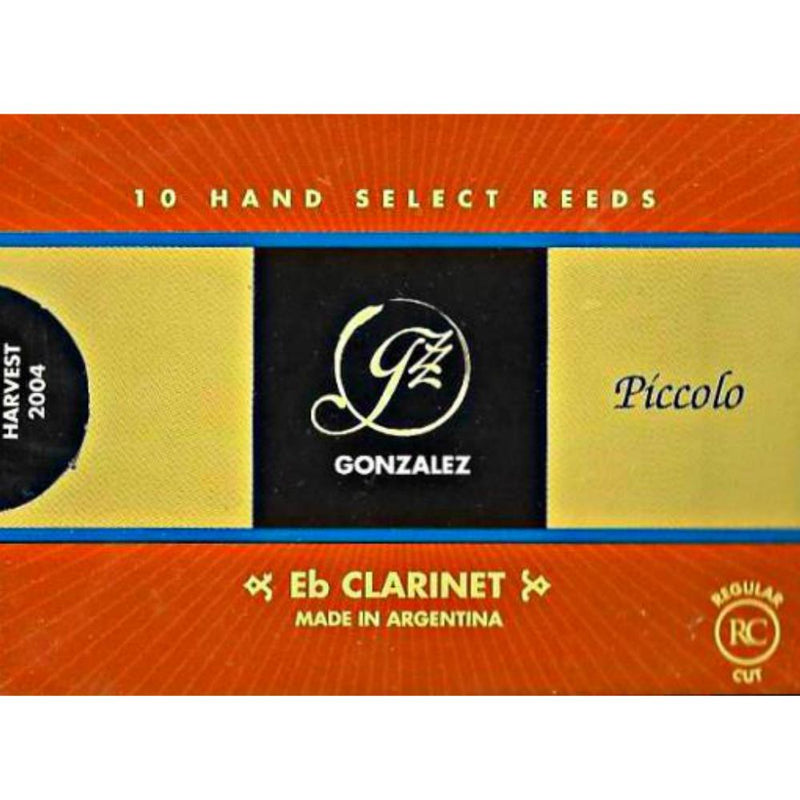 Gonzalez Eb Clarinet Reeds, Strength 3.25, Box of 10- for sale at BrassAndWinds.com