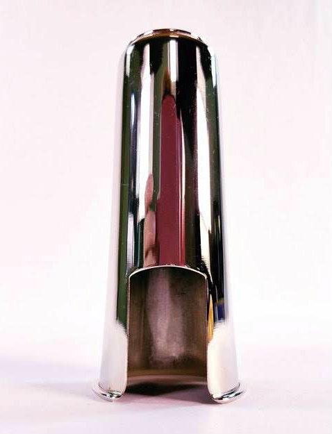 Leblanc Model 2236S Streamlined Mouthpiece Cap for Baritone Saxophone in Nickel Plate- for sale at BrassAndWinds.com
