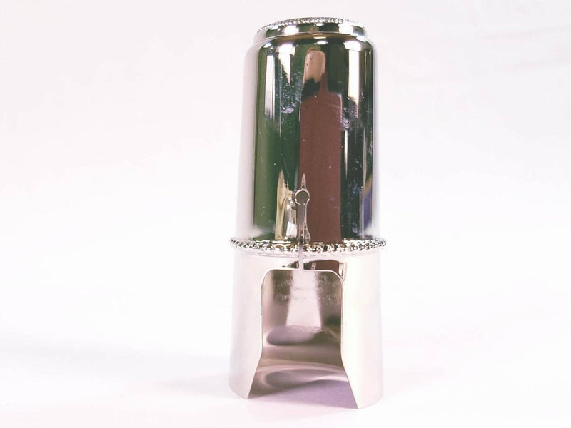Leblanc Model 2257C Bonade Mouthpiece Cap for Soprano Saxophone in Nickel Plate- for sale at BrassAndWinds.com