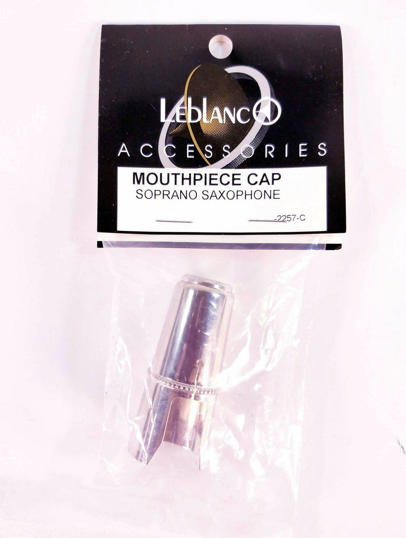 Leblanc Model 2257C Bonade Mouthpiece Cap for Soprano Saxophone in Nickel Plate- for sale at BrassAndWinds.com