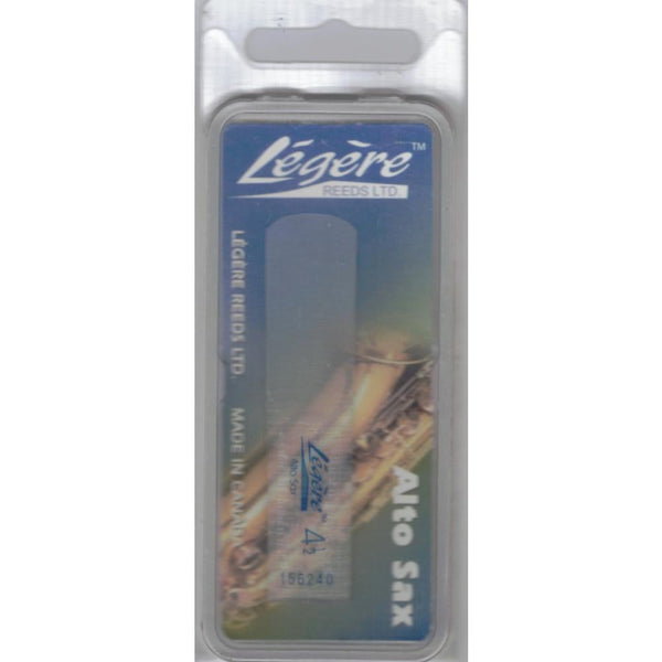 Legere L321805 Synthetic Alto Saxophone Reed - Strength 4.5- for sale at BrassAndWinds.com