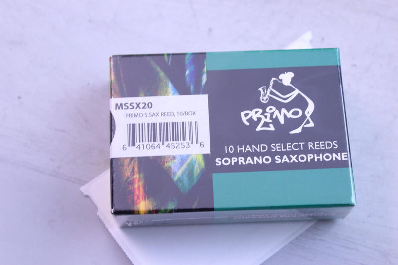 Primo Bb Soprano Saxophone Reeds Strength 2.0, Box of 10- for sale at BrassAndWinds.com