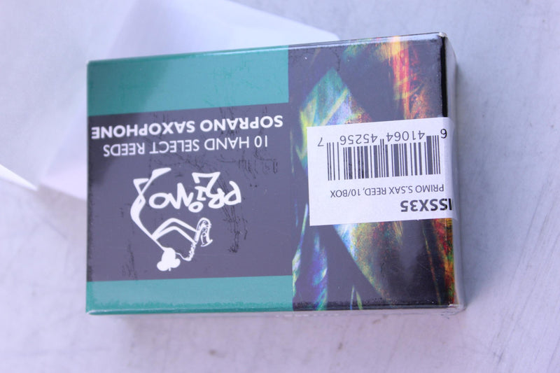 Primo Bb Soprano Saxophone Reeds Strength 3.5, Box of 10- for sale at BrassAndWinds.com