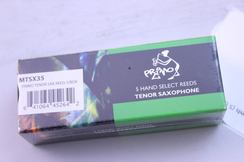 Primo Bb Tenor Saxophone Reeds Strength 3.5, Box of 5- for sale at BrassAndWinds.com