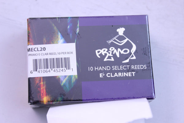 Primo Eb Soprano Clarinet Reeds Strength 2.0, Box of 10- for sale at BrassAndWinds.com