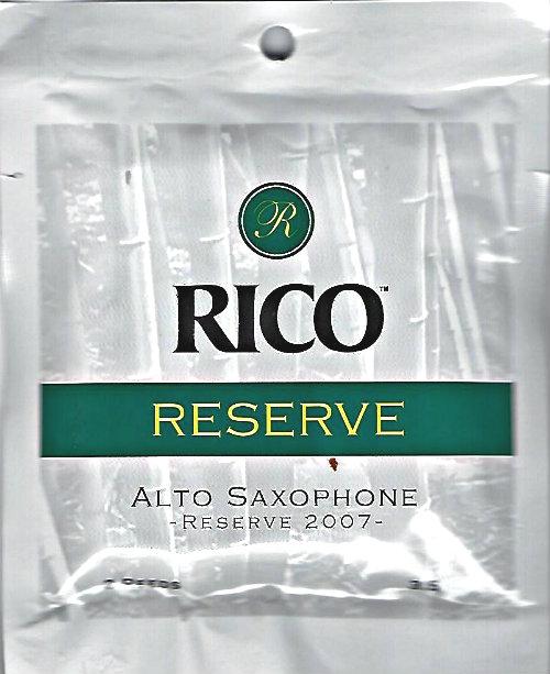 Rico Reserve Alto Saxophone Reeds Strength 3.5, Box of 2- for sale at BrassAndWinds.com