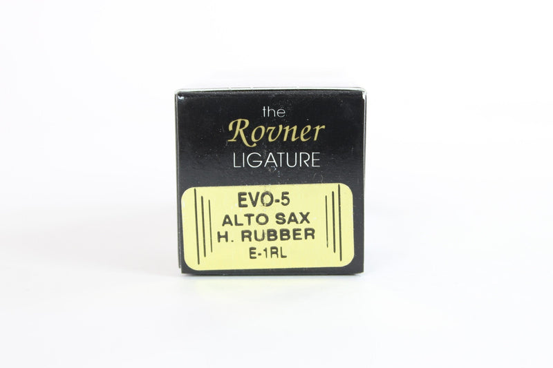 Rovner Model E-1RL Evo-5 Alto Saxophone Ligature with Cap- for sale at BrassAndWinds.com