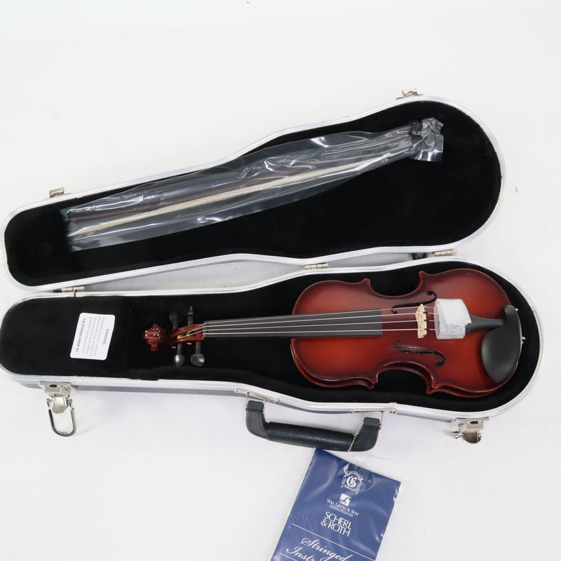 Scherl & Roth Model R101E10H 1/10 Size Violin Outfit with Case and Bow BRAND NEW- for sale at BrassAndWinds.com