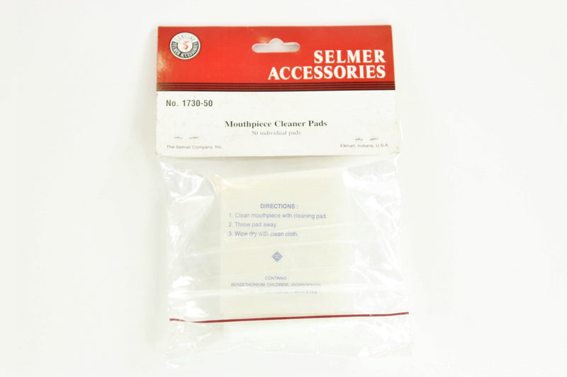 Selmer No 1730-50 Mouthpiece Cleaning Pads, Pack of 50- for sale at BrassAndWinds.com