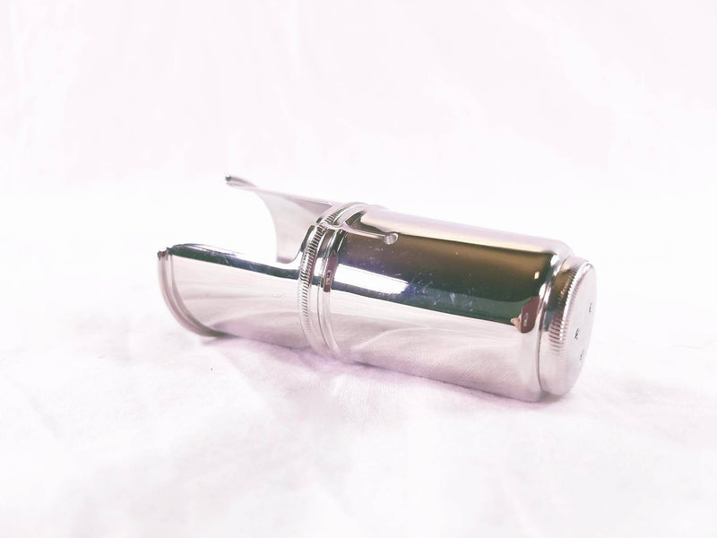 Selmer Paris Model 338E Mouthpiece Cap for Alto Clarinet in Silver Plate- for sale at BrassAndWinds.com