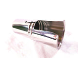 Selmer Paris Model 338E Mouthpiece Cap for Alto Clarinet in Silver Plate- for sale at BrassAndWinds.com