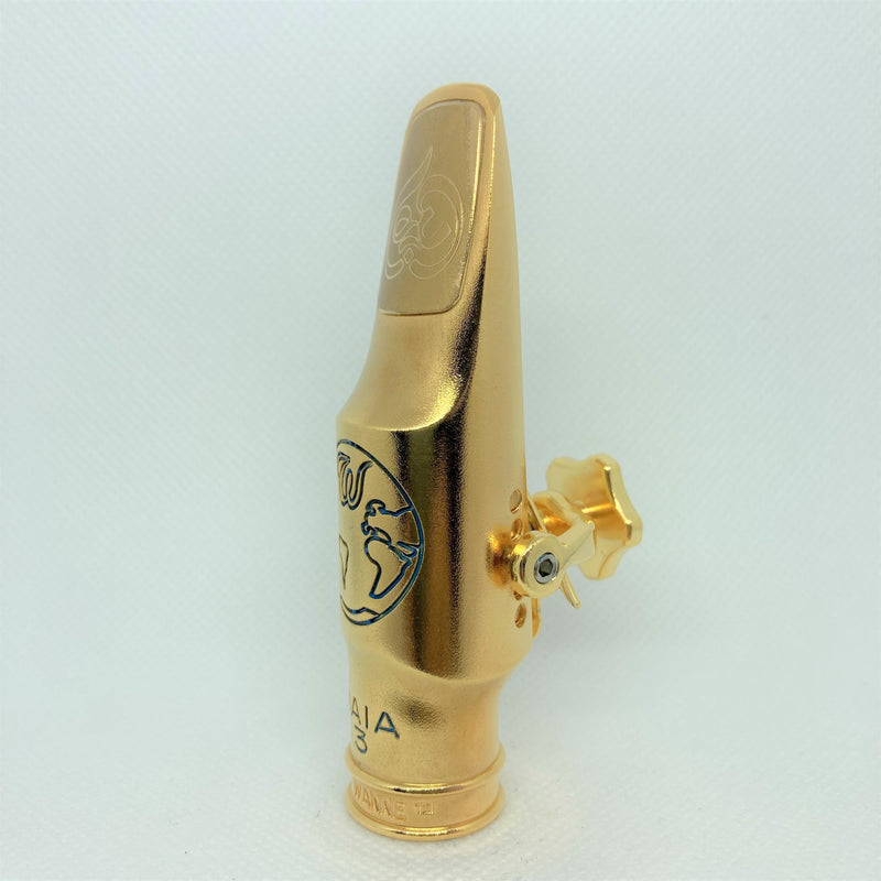 Theo Wanne GAIA3 Gold 9 Alto Saxophone Mouthpiece NEW OLD STOCK- for sale at BrassAndWinds.com