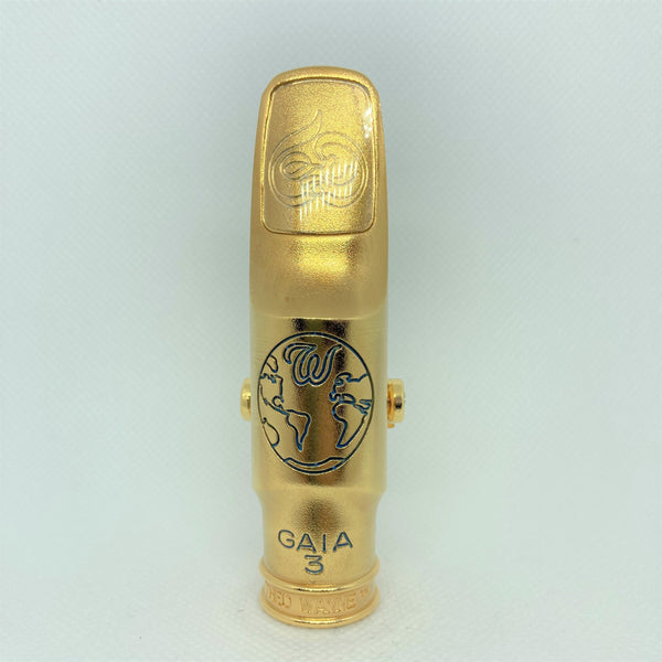 Theo Wanne GAIA3 Gold 9 Alto Saxophone Mouthpiece NEW OLD STOCK- for sale at BrassAndWinds.com