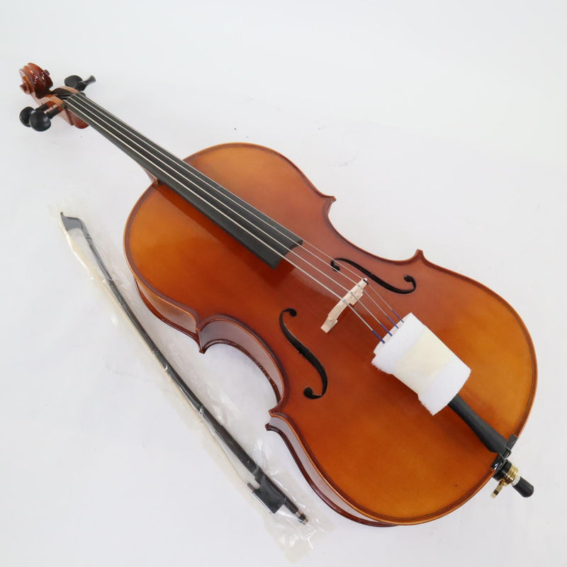 William Lewis & Son Model WL18E8CH 'Devonshire' 1/8 Size Cello Outfit with Case and Bow BRAND NEW- for sale at BrassAndWinds.com