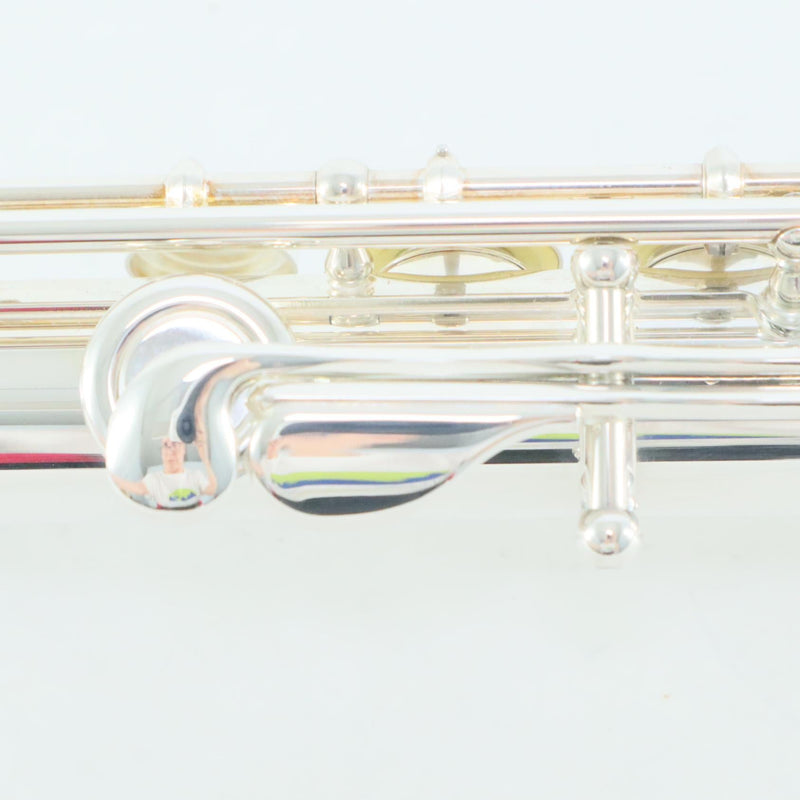 Yamaha Model YFL-687H Solid Silver Flute with Open Hole/ Inline G SN 070382 SUPERB- for sale at BrassAndWinds.com