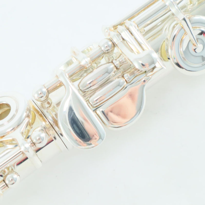 Yamaha Model YFL-687H Solid Silver Flute with Open Hole/ Inline G SN 070382 SUPERB- for sale at BrassAndWinds.com