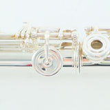 Yamaha Model YFL-687H Solid Silver Flute with Open Hole/ Inline G SN 070382 SUPERB- for sale at BrassAndWinds.com