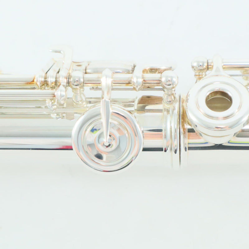 Yamaha Model YFL-687H Solid Silver Flute with Open Hole/ Inline G SN 070382 SUPERB- for sale at BrassAndWinds.com