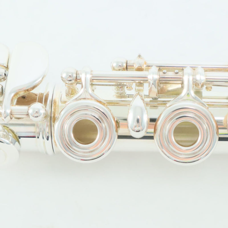 Yamaha Model YFL-687H Solid Silver Flute with Open Hole/ Inline G SN 070382 SUPERB- for sale at BrassAndWinds.com