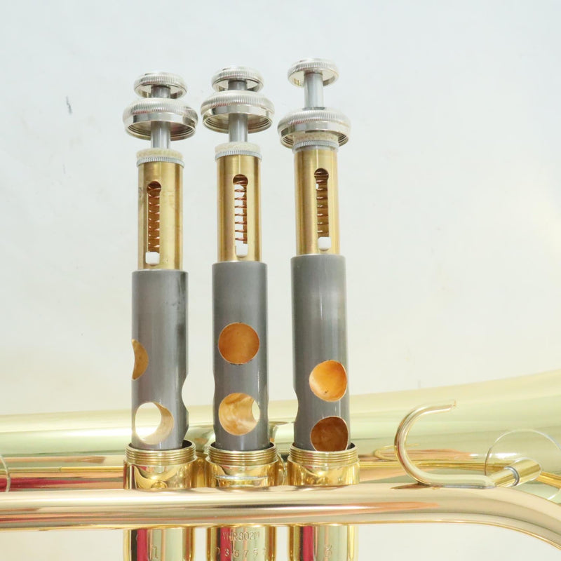 Yamaha Model YHR-302M Bb Marching French Horn in Lacquer SUPERB CONDITION- for sale at BrassAndWinds.com