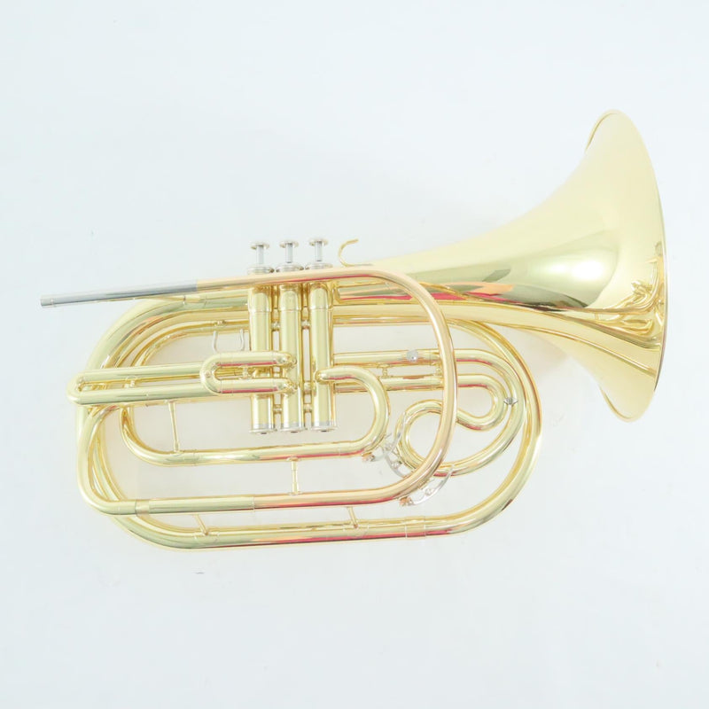 Yamaha Model YHR-302M Bb Marching French Horn in Lacquer SUPERB CONDITION- for sale at BrassAndWinds.com